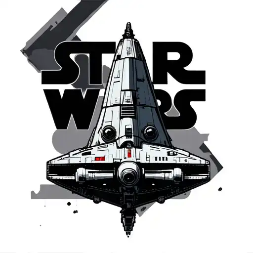 Star Wars Ship tattoo design idea