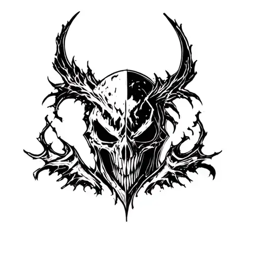 Doom Eternal tattoo design idea