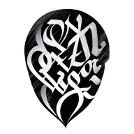 Set of words and phrases in different languages (بسم الحب, אהבה, love, amor, любовь ) transforming into abstract forms. tattoo design idea