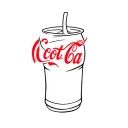 diet coke tattoo design idea
