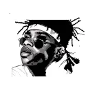 Basquiat tattoo design idea