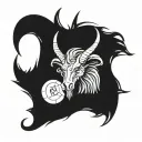 baphomet tattoo design idea