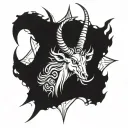 baphomet tattoo design idea