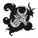 baphomet tattoo design idea