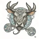 lazy H over U cattle brand  tattoo design idea