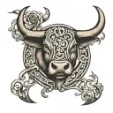 lazy H over U cattle brand  tattoo design idea
