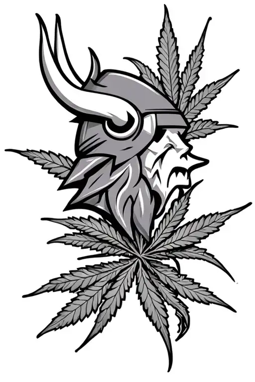 Minnesota Vikings Logo, Minnesota Twins Logo, Marijuana Leaf, Winon, Minnesota, Bravers, Smoke tattoo design idea