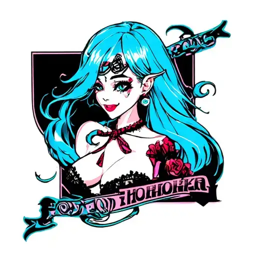 Fortuna Hooker tattoo design idea