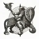 warrior beach keeep learning from experience life and adventure tattoo design idea