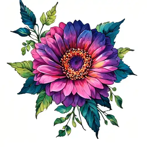 flower Tattoo shoulder for my youngest daughter with lyrics "I love you in the evening and underneath the moon" tattoo design idea