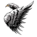Fourth Wing tattoo design idea