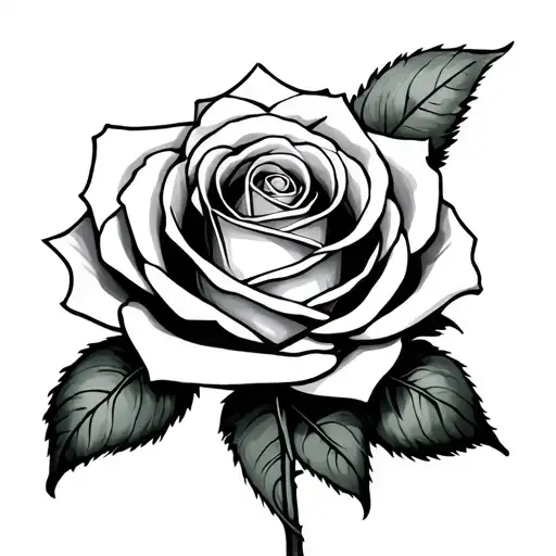 mother Rose 1111 incorporated tattoo design idea