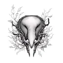 Pubic tattoo design idea