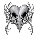 Pubic tattoo design idea