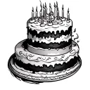 Birthday tattoo design idea