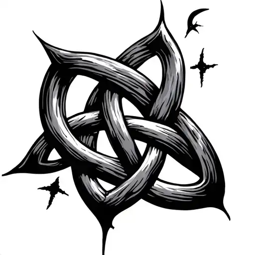 Witches Knot tattoo design idea