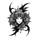 Sukuna Markings tattoo design idea