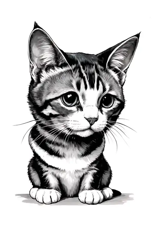 Schrodingers Cat tattoo design idea