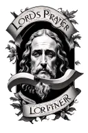 Lords Prayer tattoo design idea