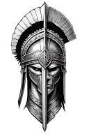 Gladiator Spartan tattoo design idea
