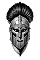 Gladiator Spartan tattoo design idea