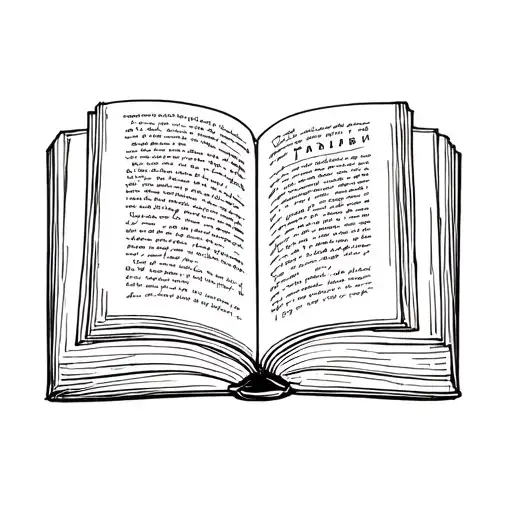 open book open tattoo design idea