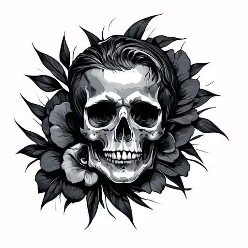 Flatline tattoo design idea