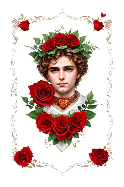 saint valentine tattoo design idea