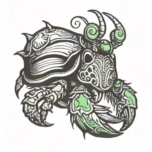 Hermit Crab tattoo design idea