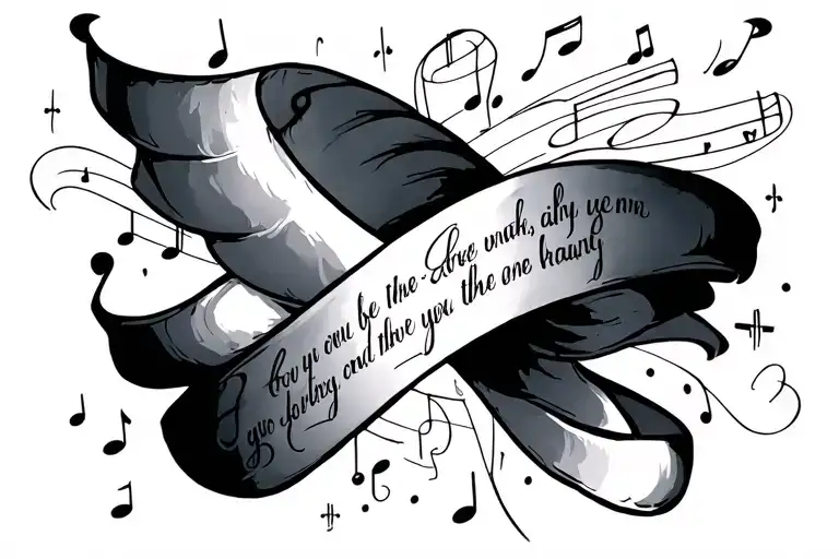 song lyrics around my neck tattoo tattoo design idea