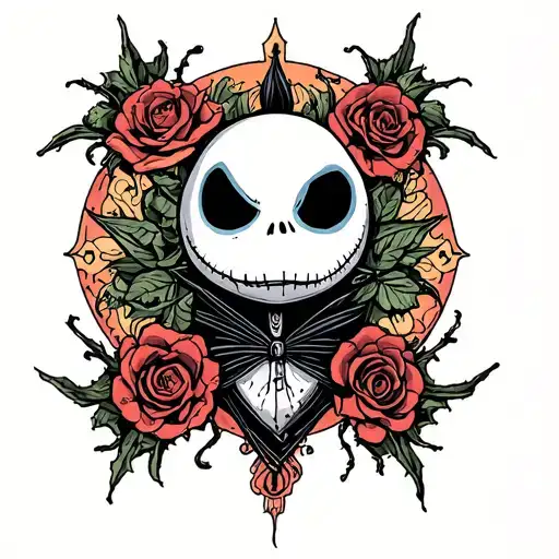 Jack Skellington tattoo design idea