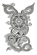 Ancient Iran tattoo design idea