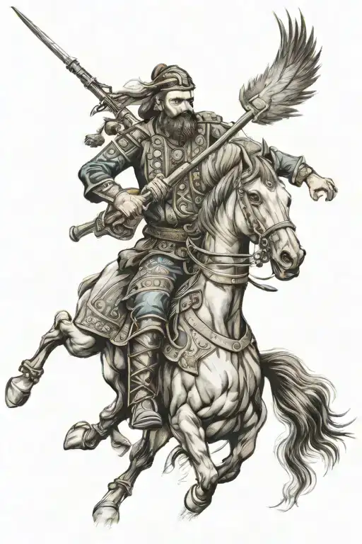 Ukrainian Cossacks tattoo design idea