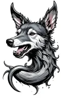 Sheppard hook tattoo design idea