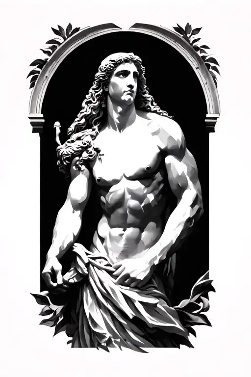 greek mythology tattoo design idea