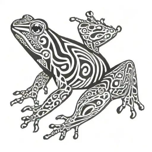 dart frog tattoo design idea