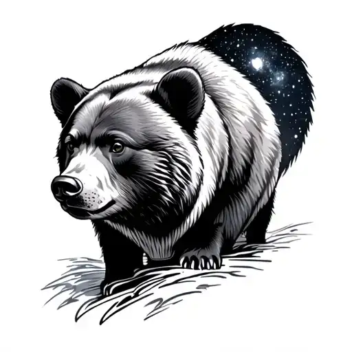 Ursa Major tattoo design idea