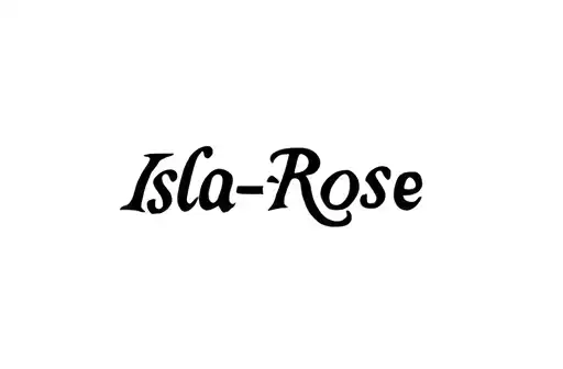 "Isla-Rose" tattoo design idea