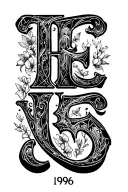 "Alicia C Gross 1996" cursive font The letters tattoo design idea