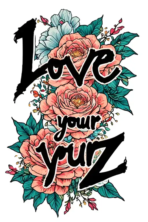 "love yourz" love yourz song by j cole tattoo design idea
