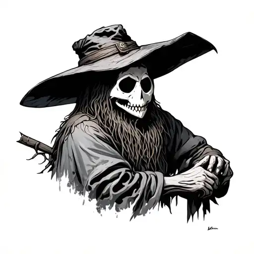 Scarecrow tattoo design idea