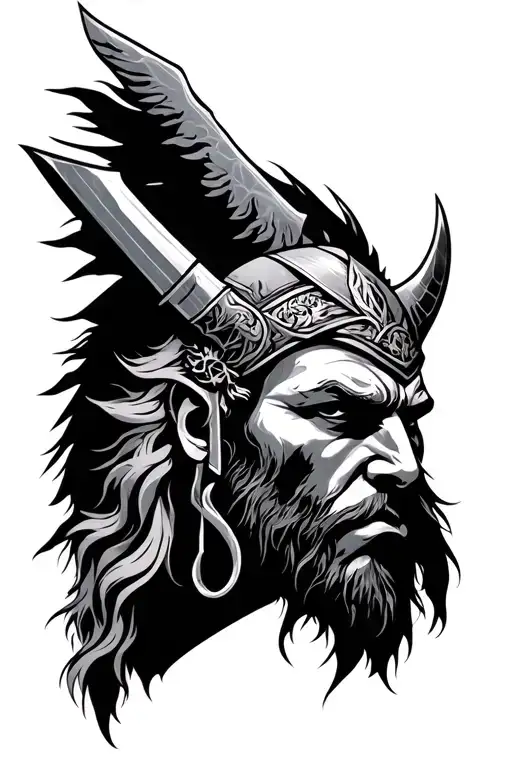 Skadi Viking Good tattoo design idea