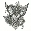 gemini tattoo design idea