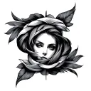 duality based tattoo design idea