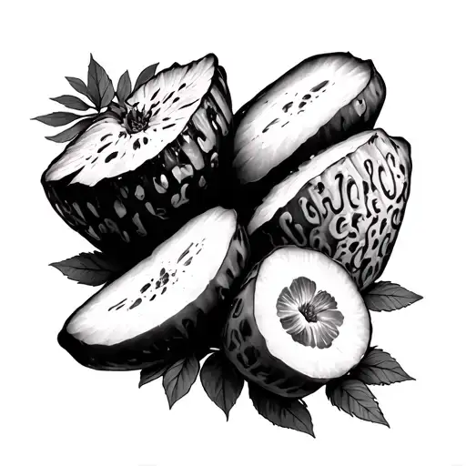 tattoo of 4 dates tattoo design idea