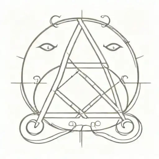 male submissive symbol tattoo design idea