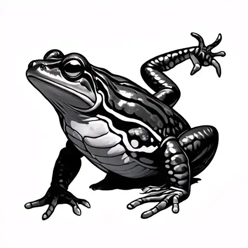 frogman tattoo design idea