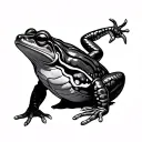 frogman tattoo design idea
