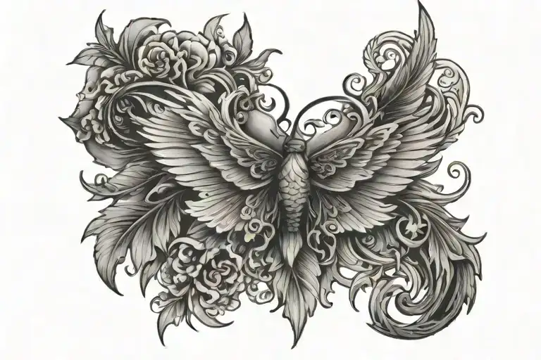 outdoors upper back tattoo tattoo design idea