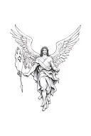 st Michael archangel tattoo design idea